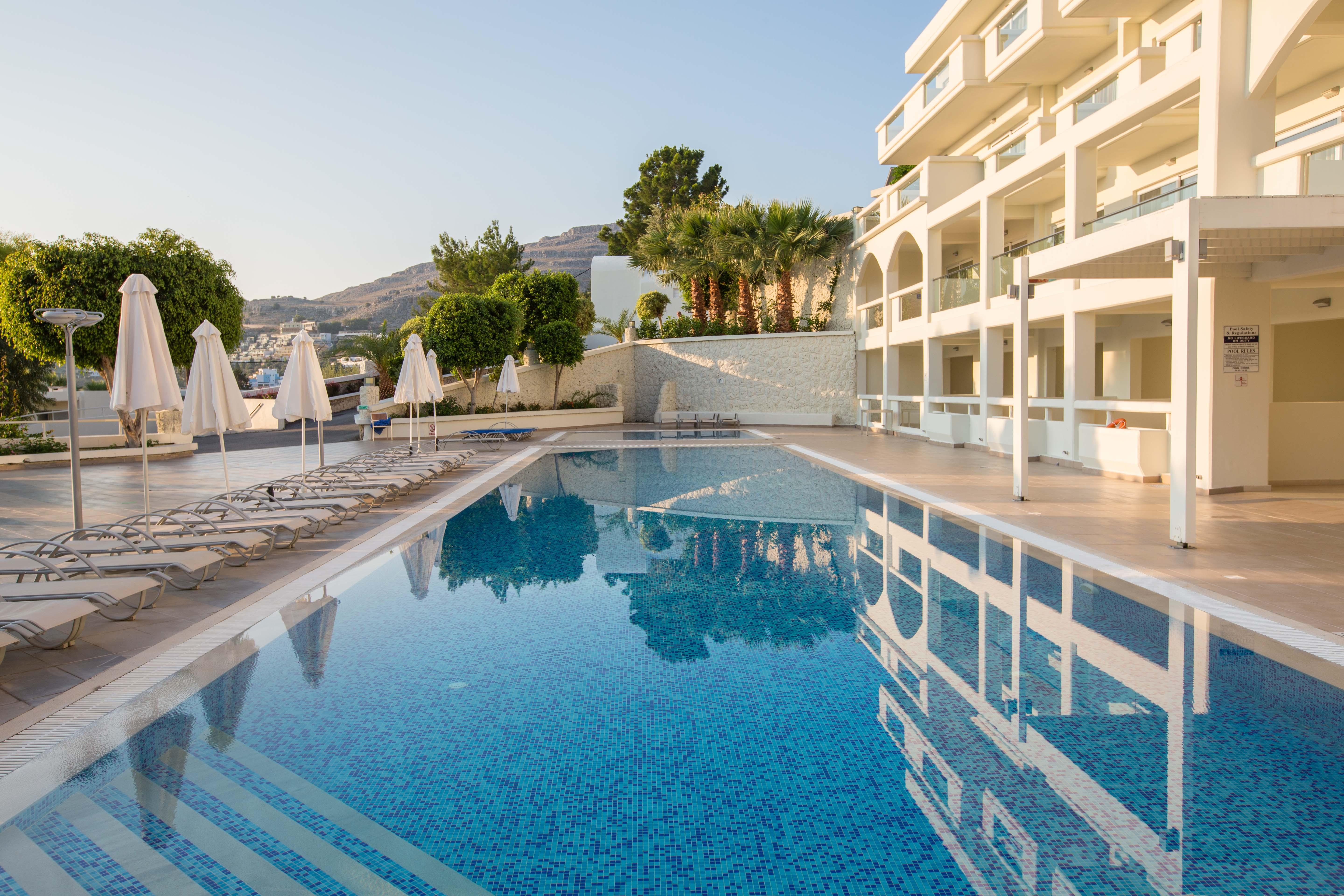 Lindos White Hotel & Suites Ngoại thất bức ảnh